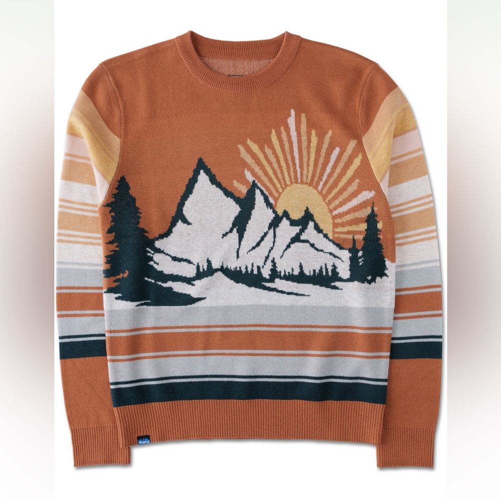 Kavu Hillrose nature crewneck sweater XL